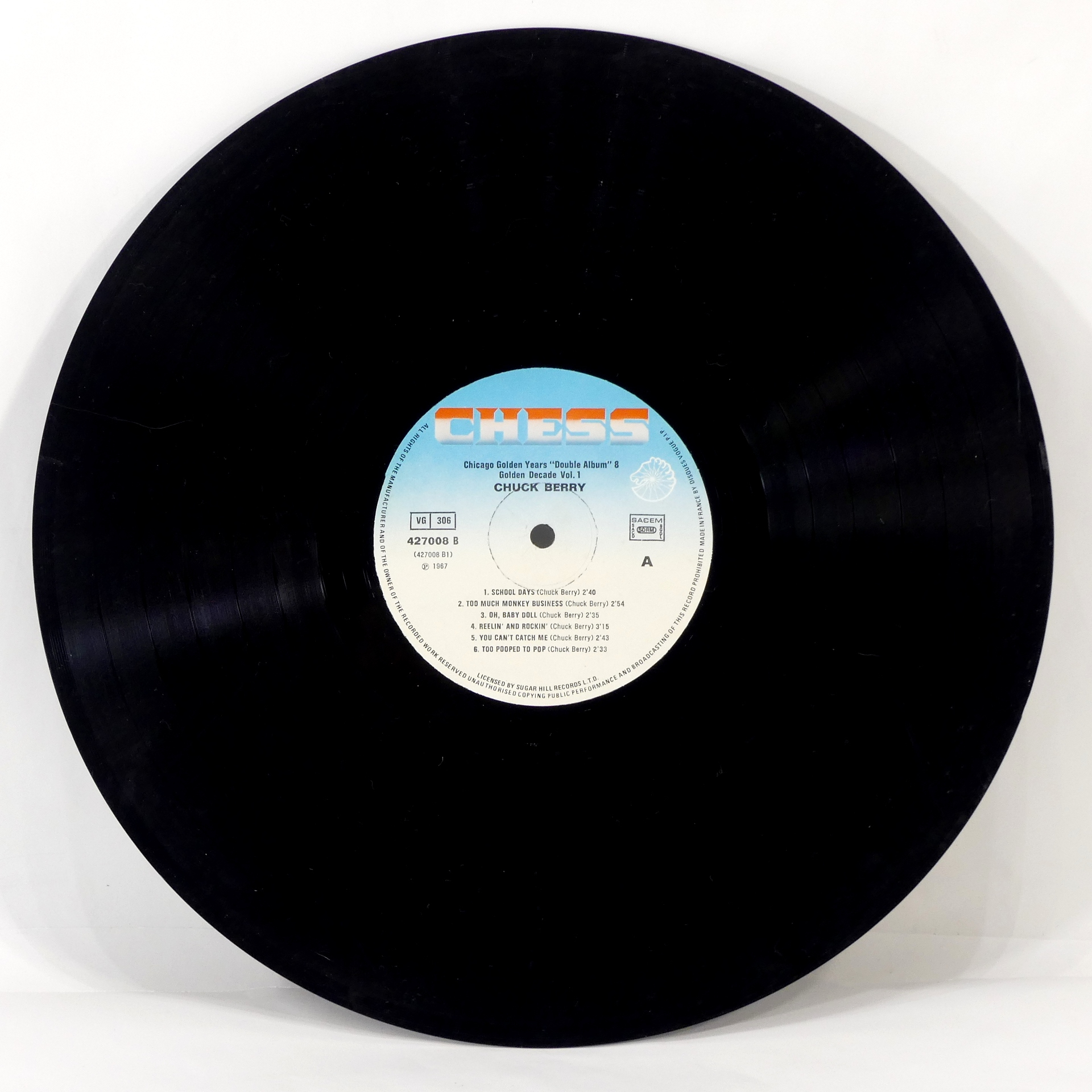 Vinyle - Chuck Berry's Golden Decade - 1972 État correct - Vue 6 - 